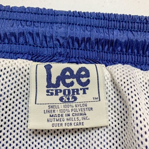 Lee UNC Tarheel Swim Shorts Mens Extra Large Blue Spellout Stretch Beach Pool‎ - Picture 6 of 14